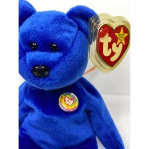Clubby Beanie TY Bear Retired 1998  vintage